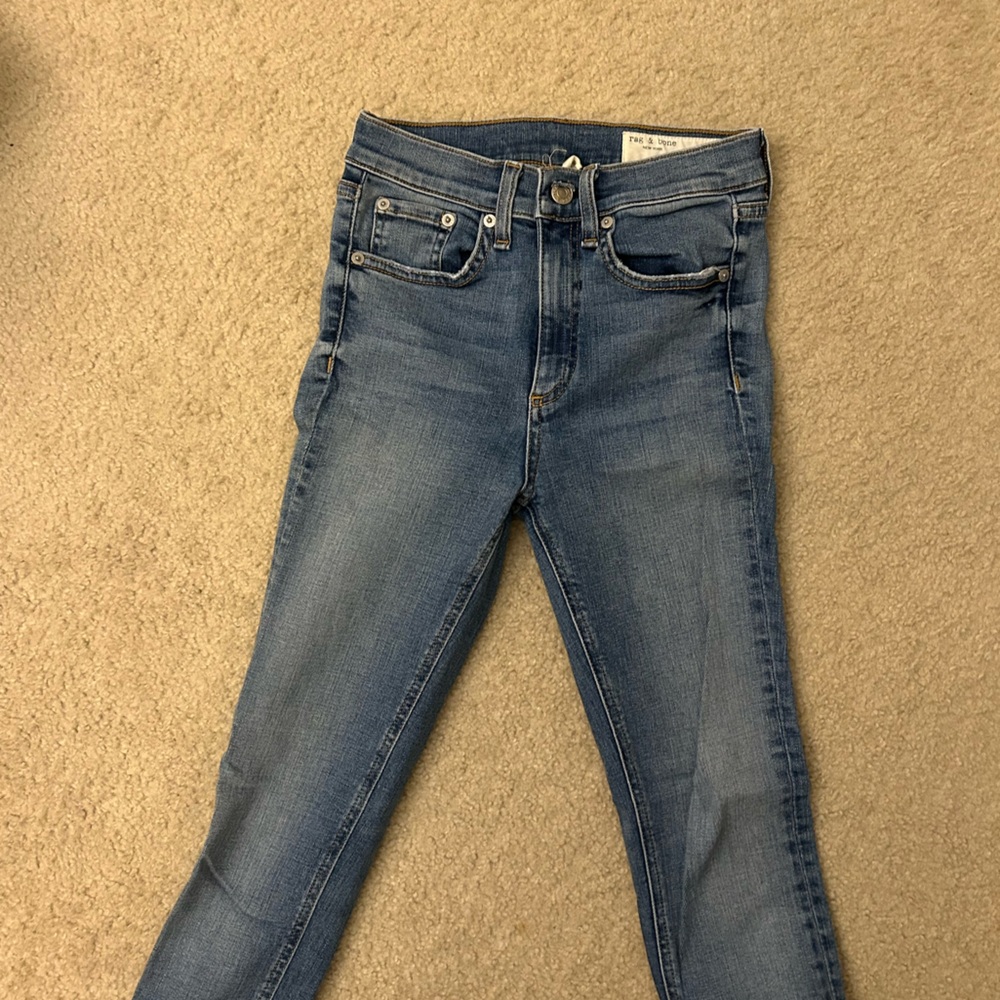 rag & bone Blue Skinny Jeans